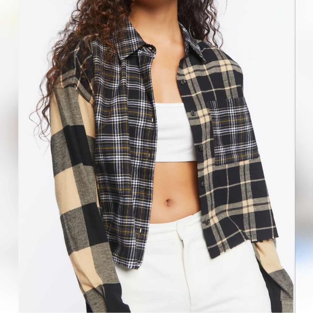 Forever 21 Distressed Flannel